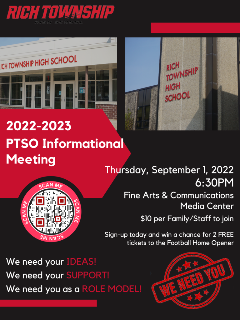 PTSO Informational Meeting, Thursday September 1st at the FAC Media Center, 6:30 PM