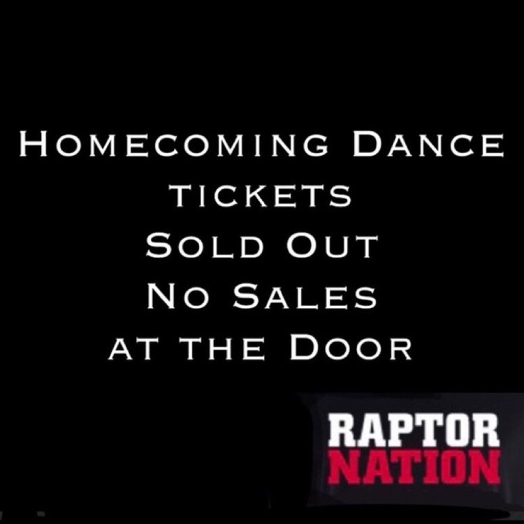 Homecoming Tickets Sold Out