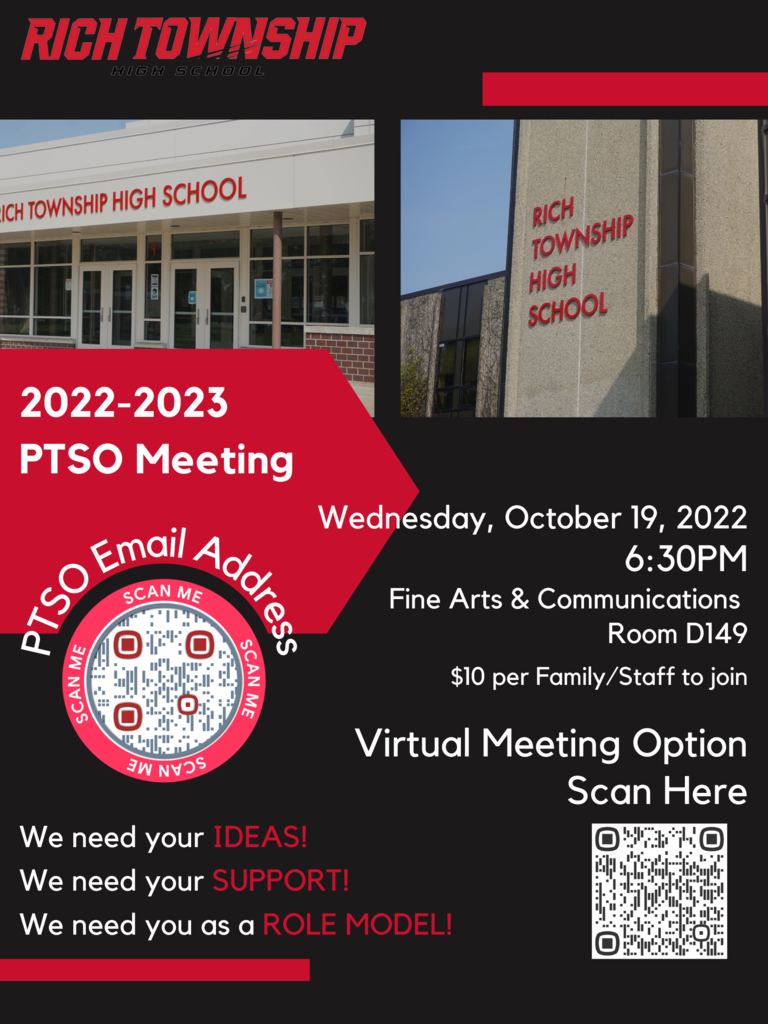 PTSO Meeting, Wednesday, October 19th at FAC starting at 6:30PM